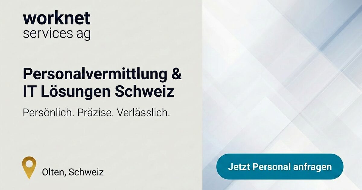worknet services ag – Personalvermittlung & IT Schweiz